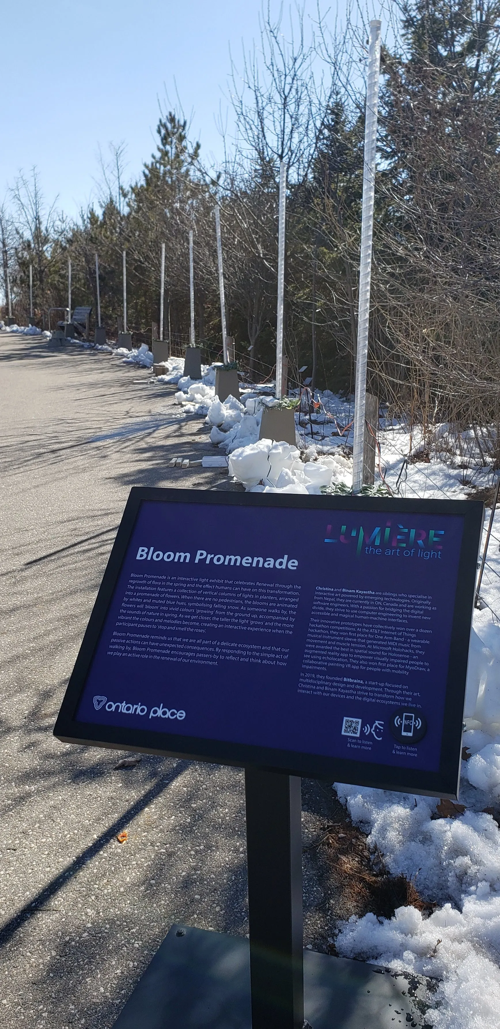 Installation sign