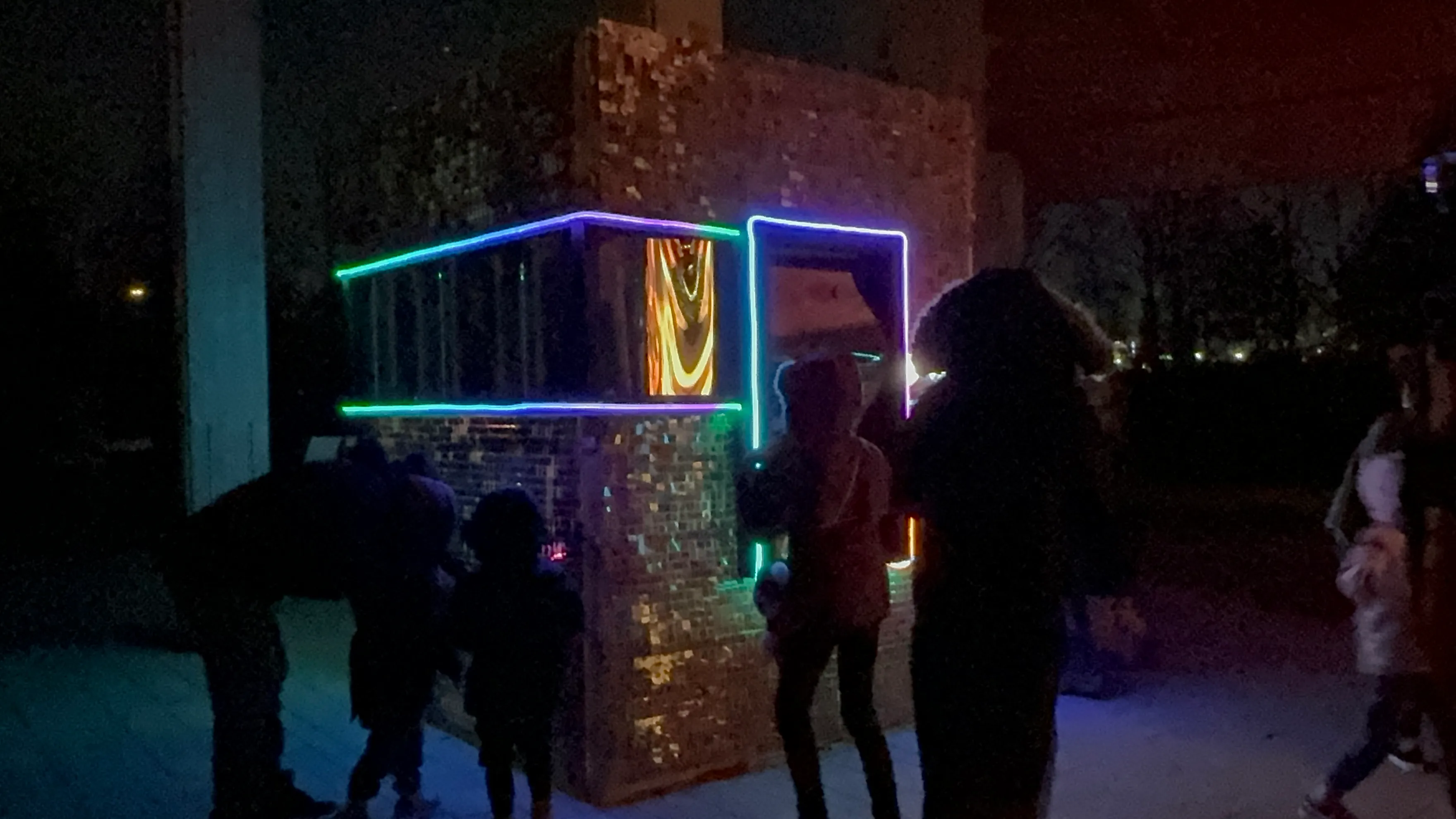 Night installation